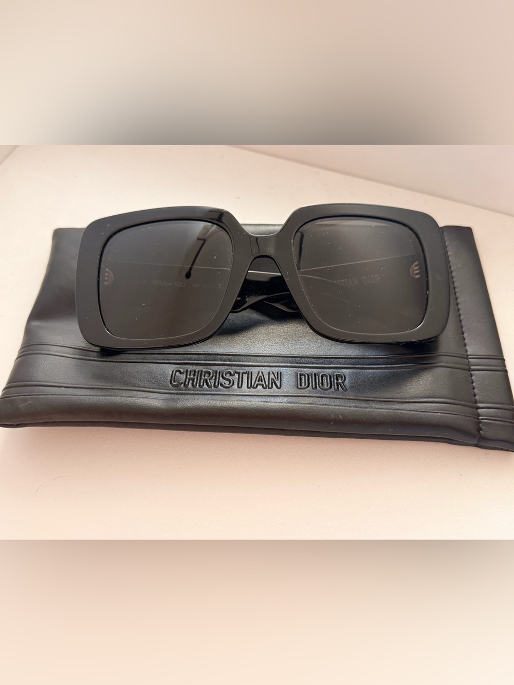 Dior Unisex Black Square Sunglasses